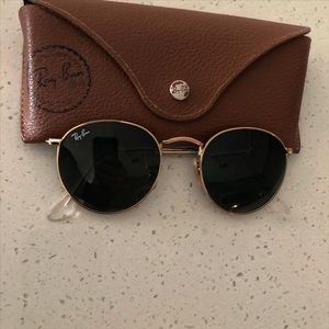 Ray-Ban round metal glasses